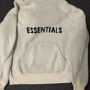 Fear of God Essentials Cream Sweater